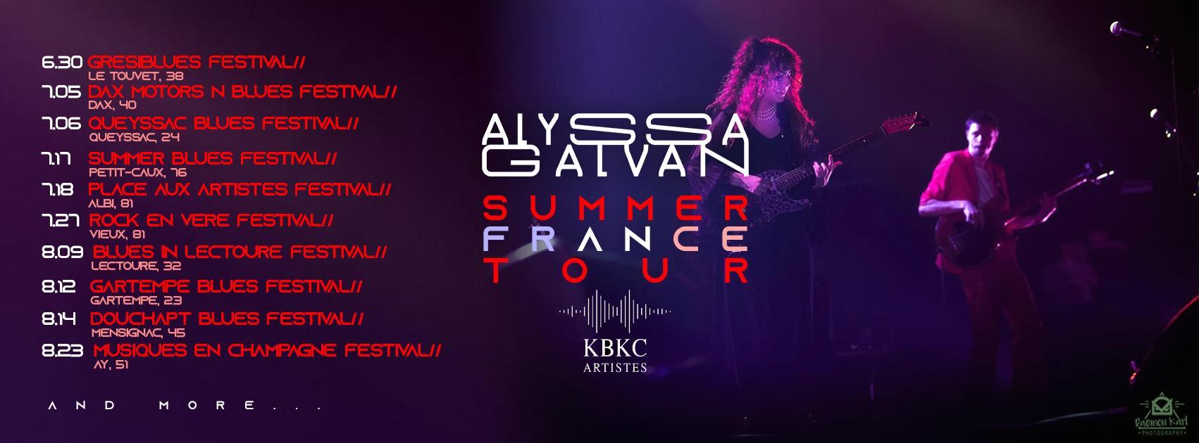 Alyssa galvan summer tour